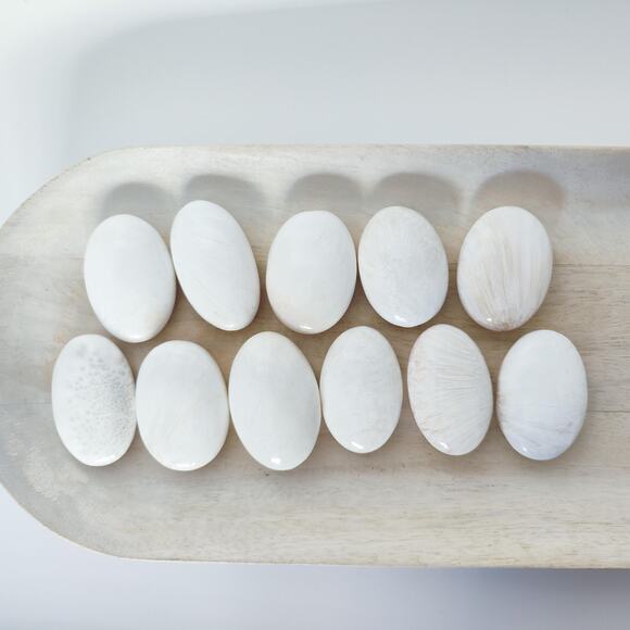 YOU PICK Scolecite Palm Stone Healing Crystals - Picture 4 of 10